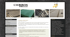 Desktop Screenshot of cierrosvibrados.cl