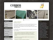 Tablet Screenshot of cierrosvibrados.cl